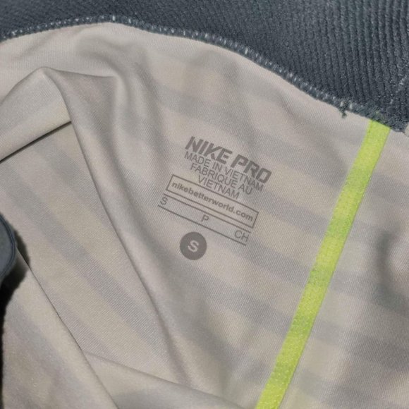 Nike Shorts Neon Green And Gray - Picture 2 of 4